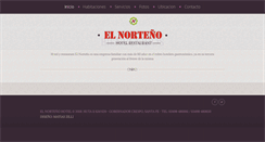 Desktop Screenshot of elnortenohotel.com.ar