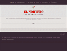 Tablet Screenshot of elnortenohotel.com.ar